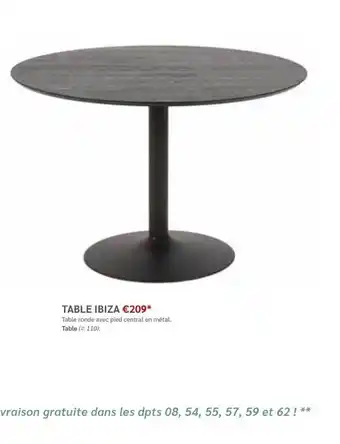 Meubles Crack Table Ibiza offre