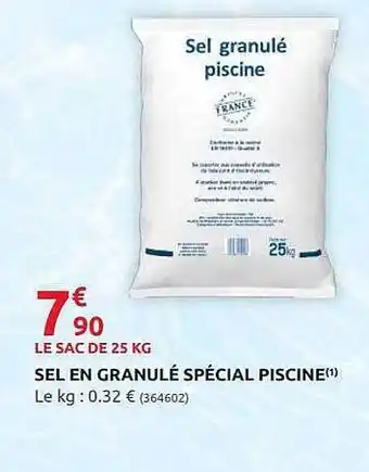 Rural Master Sel En Granulé Spécial Piscine offre