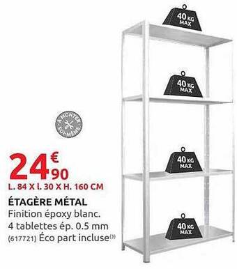 Rural Master étagère Métal offre