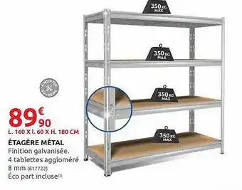 Rural Master étagère Métal offre