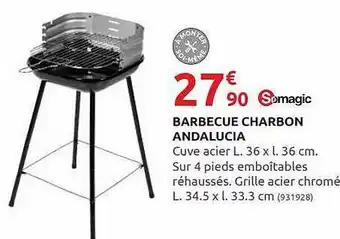 Rural Master Barbecue Charbon Andalucia Somagic offre