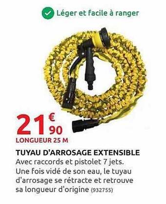 Rural Master Tuyau D'arrosage Extensible offre
