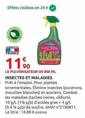 Rural Master Insectes Et Maladies offre