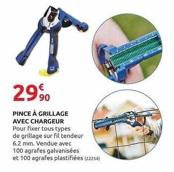 Rural Master Pince à Grillage Avec Chargeur offre