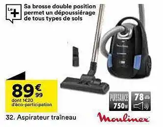 BUT Aspirateur Traîneau Moulinex offre