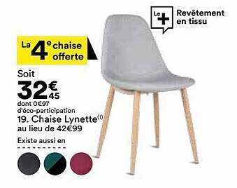 BUT Chaise Lynette offre