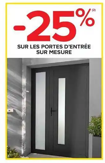 Castorama Les Portes D'entrée Sur Mesure offre