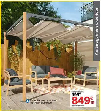 Castorama Salon Bas De Jardin offre