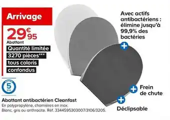 Castorama Abattant Antibactérien Cleanfast offre