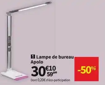 Conforama Lampe De Bureau Apolo offre