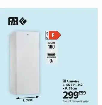 Conforama Armoire Far offre