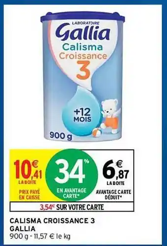 Intermarché Hyper Calisma Croissance 3 Gallia offre