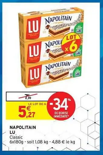 Intermarché Hyper Napolitain Lu offre