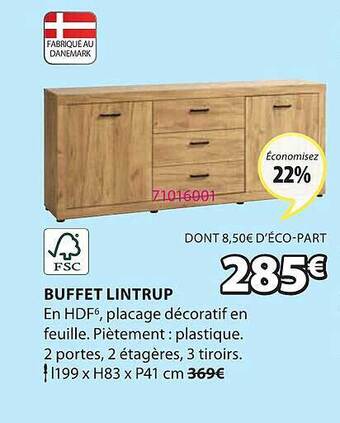 JYSK Buffet Lintrup offre