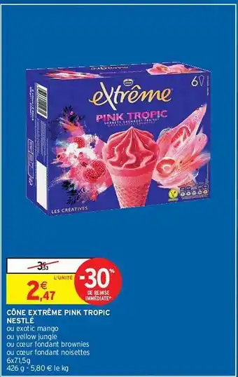 Cône Extrême Pink Tropic Nestlé