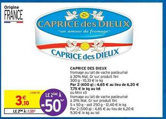 Intermarché Hyper Caprice Des Dieux offre