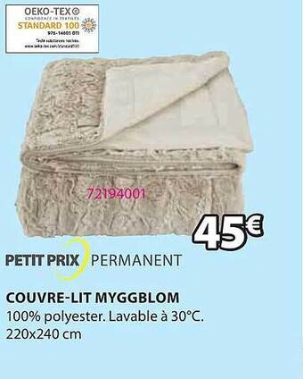 JYSK Couvre-lit Myggblom offre