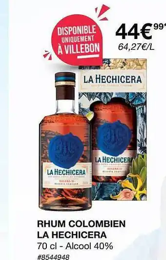 Costco Rhum Colombien La Hechicera offre