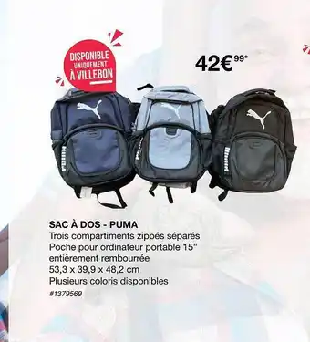 Costco Sac à Dos-puma offre
