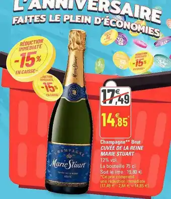 G20 Champagne Brut Cuvée De La Reine Marie Stuart offre