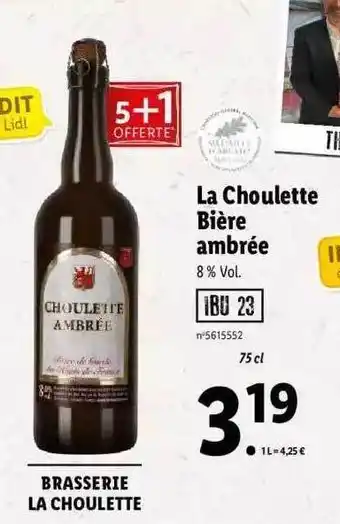 La Choulette Bièr Ambrée