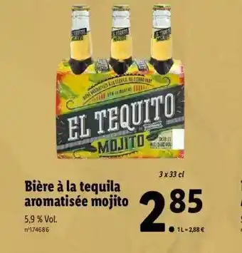 Lidl Bière à La Tequila Aromatisée Mojito offre