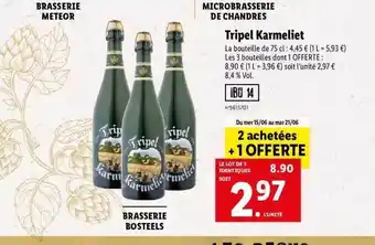 Lidl Tripel Karmeliet offre