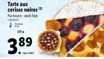 Tarte Aux Cerises Noires