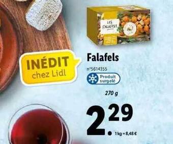 Lidl Falafels offre