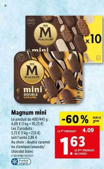 Lidl Magnum Mini offre
