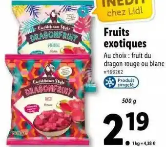 Lidl Fruits Exotiques offre