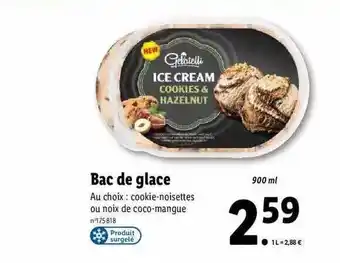 Lidl Bac De Glace offre