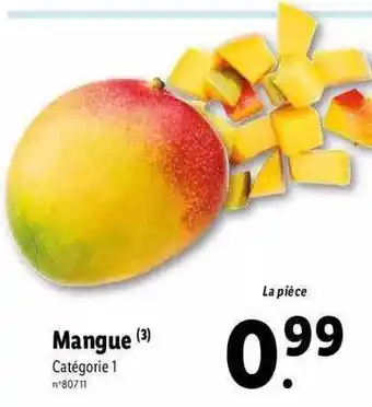 Lidl Mangue offre