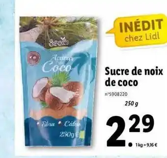Lidl Sucre De Noix De Coco offre