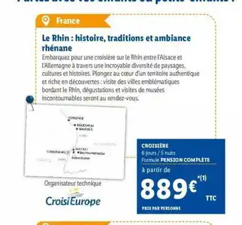 Lidl Croisière France offre