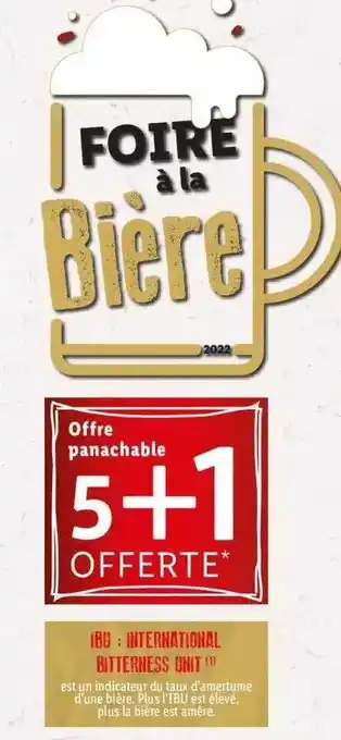 Lidl Foire à La Bière offre