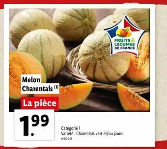 Lidl Melon Charentais offre