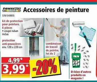 Norma Accessoires De Peinture Powertec Color offre