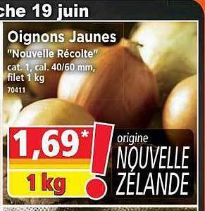 Norma Oignons Jaunes offre