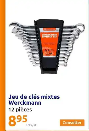 Action Jeu De Clés Mixtes Werckmann offre