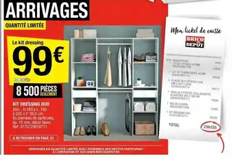 Brico Dépôt Kit Dressing Duo offre
