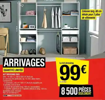 Brico Dépôt Kit Dressing Duo offre