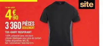 Brico Dépôt Tee-shirt Respirant Site offre