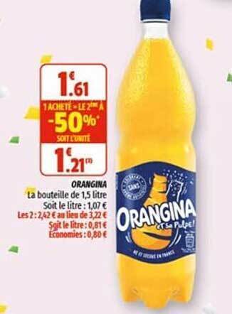 Coccimarket Orangina offre