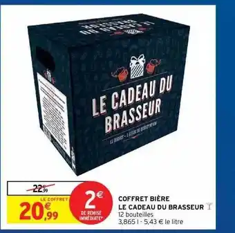 Intermarché Hyper Coffret Bière Le Cadeau Du Brasseur offre