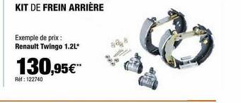 Autobacs Kit De Frein Arrière offre