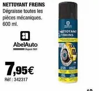 Autobacs Nettoyant Freins offre