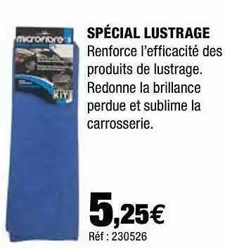 Autobacs Spécial Lustrage offre