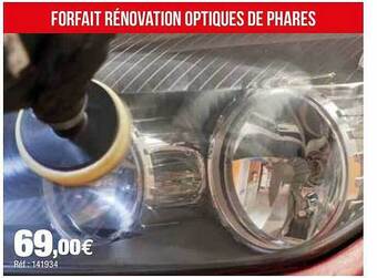 Autobacs Forfait Rénovation Optiques De Phares offre
