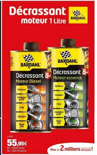 Autobacs Décrassant Moteur Bardahl offre